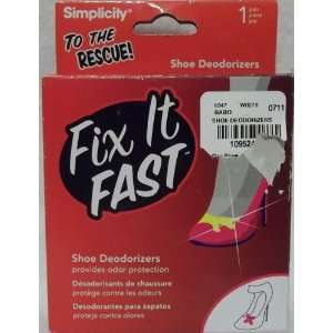  Fix It Fast Shoe Deodorizers 1 Pair Health & Personal 