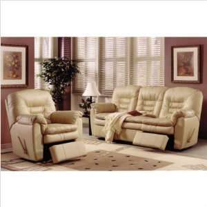  El Ran 80992 Beatrice Leather Recliner Furniture & Decor