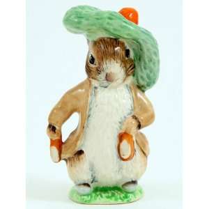  Beatrix Potter Benjamin Bunny Ears Out, Shoes In Beswick 