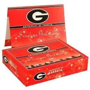  Georgia Bulldogs 21 Pack Holiday Cards