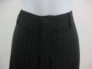 JUST CAVALLI Black Pin Stripe Dress Pants Bottoms Sz 50  