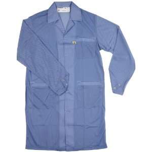 Desco 73608 Polyester Smock Statshield Labcoat with Snaps, 42 Length 