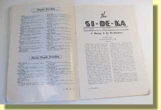 March 1947 SI DE KA Law Fraternity Sigma Delta Kappa  