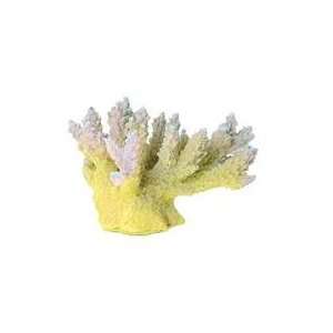  3 PACK DESIGN ELEMENTS YELLOW CORAL, Size 3.5X3X3 IN 