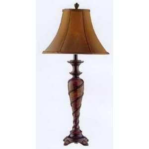  Antique Copper Roped Table Lamp