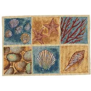  Summer Shells Tapestry Placemat