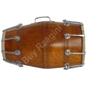  Dholak Natural Color Bolt Tuned (PDI AJD) Musical 