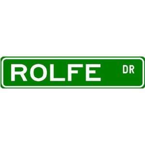  ROLFE Street Name Sign ~ Family Lastname Sign ~ Gameroom 