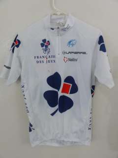 Francaise Des Jeux Nalini short sleeve jersey white 4  