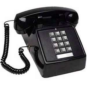   Black Traditional Basic Phone Tone Dialing Bell Ringer by Cortelco