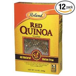 Roland Red Quinoa, Prewashed, 12 Ounce Grocery & Gourmet Food