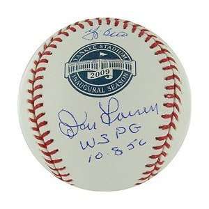 New York Yankees Don Larsen and Yogi Berra Autographed 2009 Yankee 