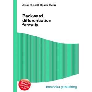  Backward differentiation formula Ronald Cohn Jesse 