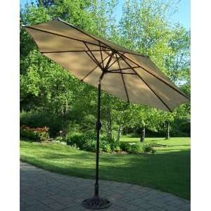  Rochester Umbrella w Crank and Tilt Patio, Lawn & Garden