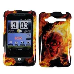  Fire Skull Hard Case Cover for HTC Wildfire CDMA 6225 