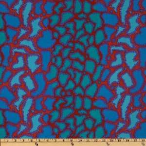  44 Wide Brandon Mably Python Blue Fabric By The Yard 