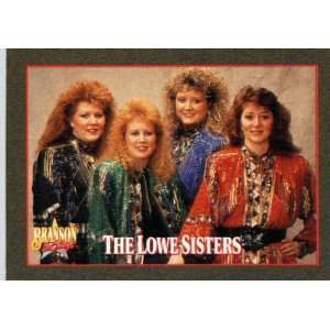  1992 Branson On Stage Trading Card # 36 The Lowe Sisters 