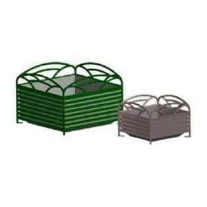  Breckenridge 24 Square Planter   Gray Patio, Lawn 