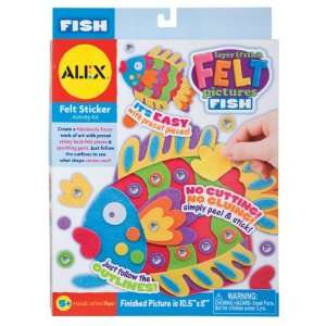  Layer & Stick Felt Pictures   Fish Toys & Games