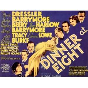  Dinner at Eight   Movie Poster   11 x 17