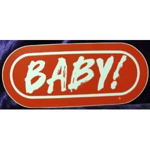  WRIF FM Detroit Baby Sticker Red 