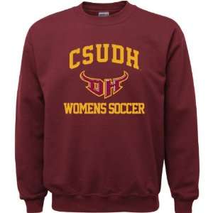 Cal State Dominguez Hills Toros Maroon Youth Womens Soccer Arch 
