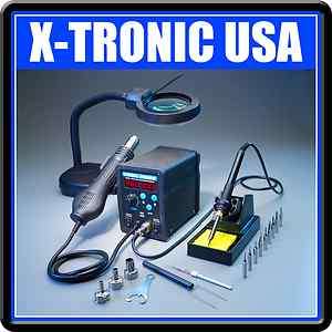TRONIC 6040 HOT AIR REWORK SOLDERING IRON STATION  