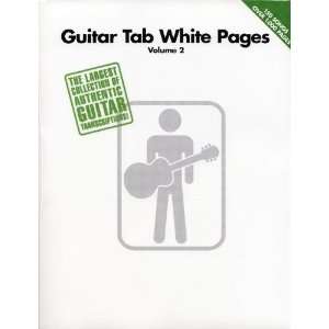 Hal Leonard Guitar Tab White Pages Volume 2 Songbook 