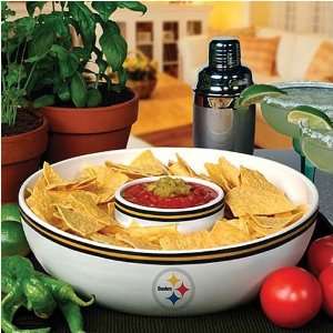    Pittsburgh Steelers Chips & Dip Bowl Set