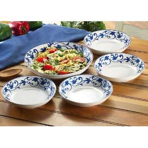  Ceramic Pasta Bowl Set 