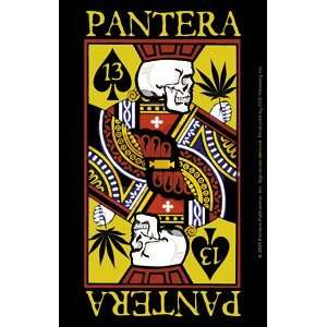  PANTERA 13 OF SPADES STICKER