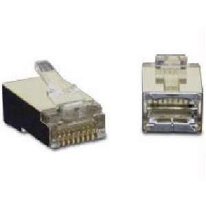  Network connector RJ 45(M) clear(100pk) Electronics