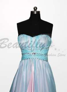 2011 New Pink&Blue Chiffon Evening Party Dresses@  