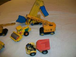   is for 6 Vintage Corgi & Dinky Construction Toy Truck / vehicles