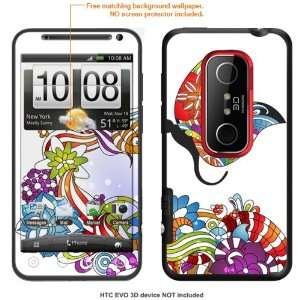   STICKER for HTC EVO 3D case cover evo3D 115 Cell Phones & Accessories