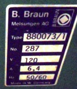 Braun Biostat M Fermenter Type 880073/1 Control Unit Controller 