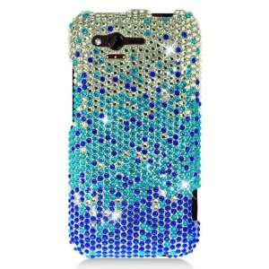  Blue Cascade   Gemstone Protector for HTC Rhyme (Bliss 