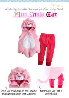 NWT Newborn Baby Girs Fleece Hoodie Outerwear Outfits Sets  Pink 