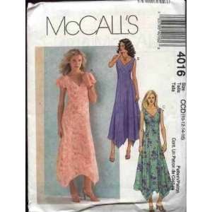  Mccalls Sewing Pattern 4016 Misses Dresses Size EE 14 
