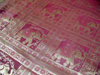 Elephant Indian Duvet Bedspread Set Ethnic Home Decor Maroon 7P 
