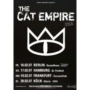  The Cat Empire   So Many Nights 2007   CONCERT   POSTER 