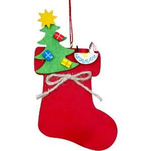  Ulbricht Christmas Stocking with Tree Ornament