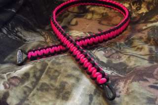 Pink Paracord Bush Crafters MIL Type III Ladys neck Knife Lanyard FREE 