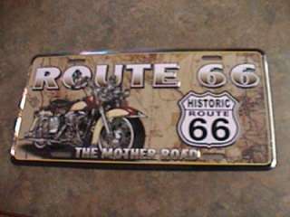 HISTORIC ROUTE 66 LICENSE PLATE NEW TAG MOTHER ROAD 66  
