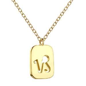  Marie Todd 18K Gold Vermeil Capricorn Necklace Jewelry