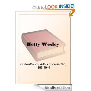 Start reading Hetty Wesley  