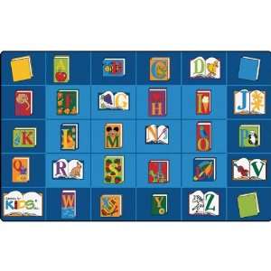  Reading by the Book School Rug   Rectangle   76W x 12L 