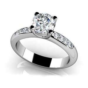   Channel Engagement Ring, 0.99 ct. (Color HI, Clarity SI2) Anjolee