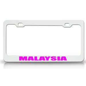  MALAYSIA Country Steel Auto License Plate Frame Tag Holder 