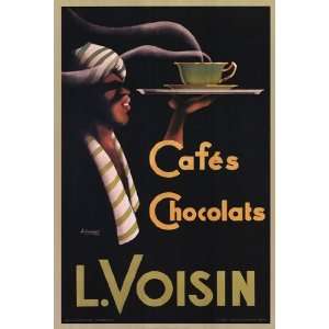  L. Voisin Cafes & Chocolats, 1935 by Saunier 24x36